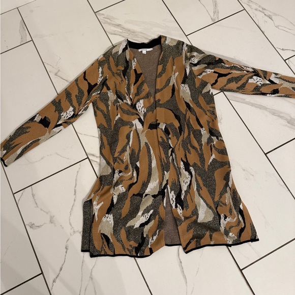 Chico's Multicolor Patterned Cardigan - Picture 1 of 4